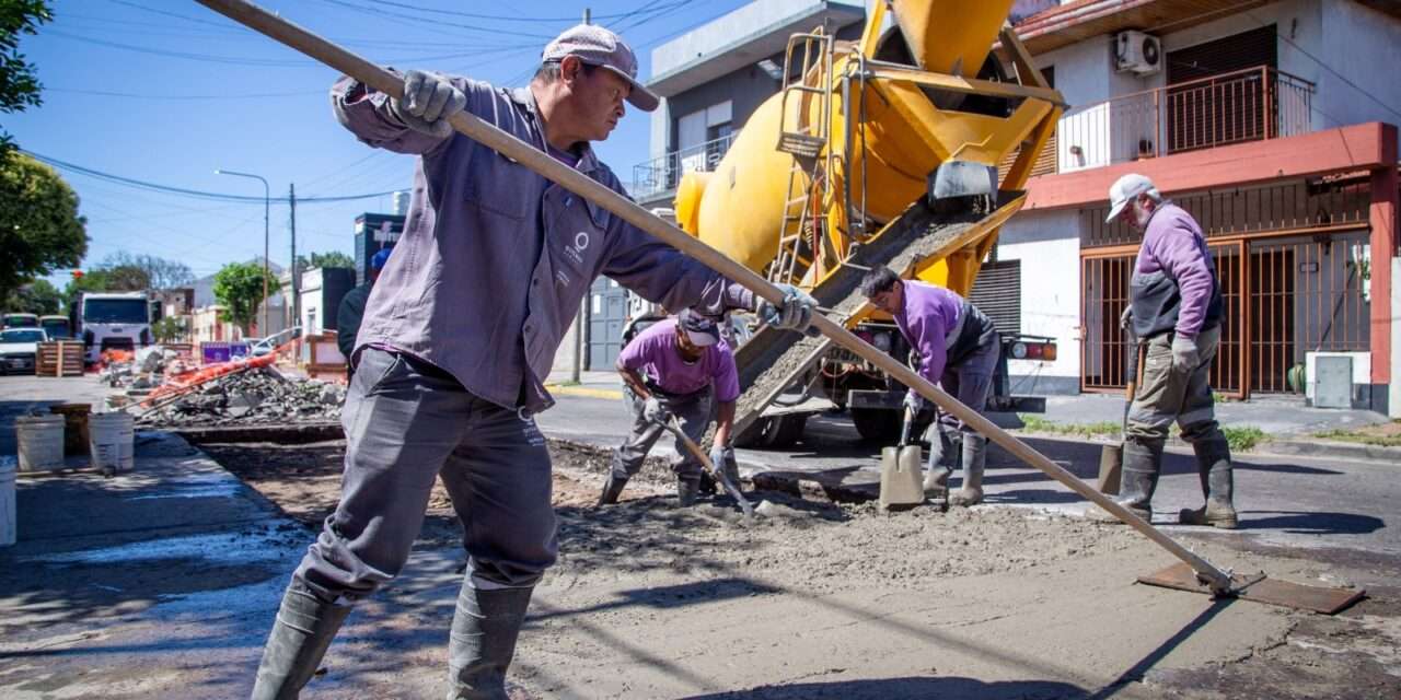 Quilmes: Obras de bacheo en las calles de La Colonia