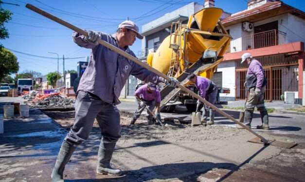 Quilmes: Obras de bacheo en las calles de La Colonia