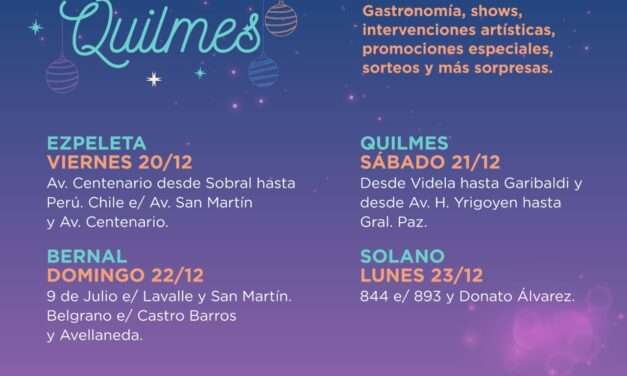 Compras navideñas: Llega otra edición de "La Noche de Quilmes" a los centros comerciales