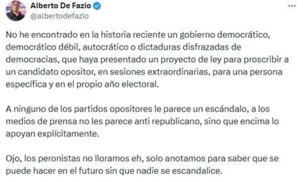 Advierten que el proyecto “Ficha Limpia” es para proscribir a CFK