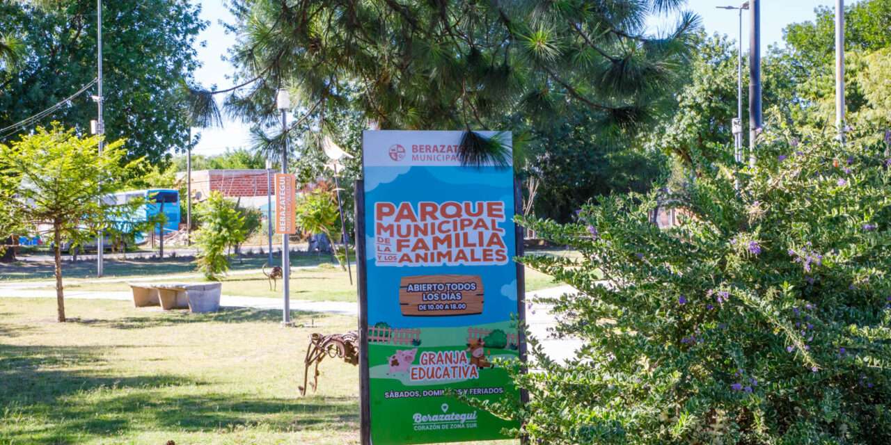 Berazategui sigue promocionando su Parque de la Familia y los Animales: "Gratis cerca de casa"