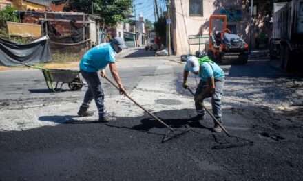 Continúan con el Plan de Pavimentación en Monte Chingolo, Lanús Este y Lanús Oeste 