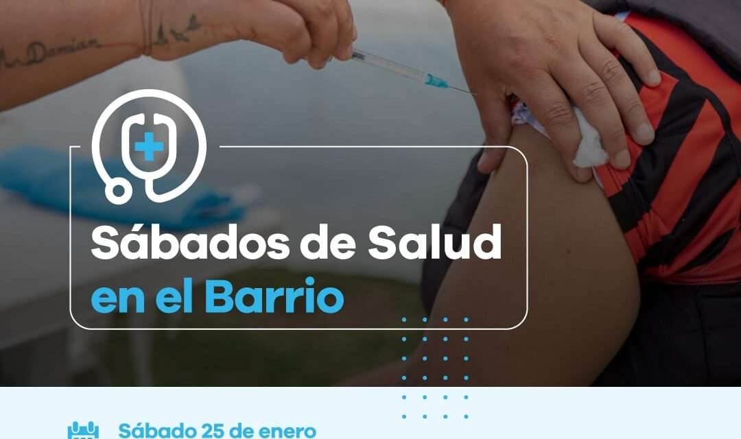 Nuevo operativo de Sábados de Salud en el Barrio en Lanús Este