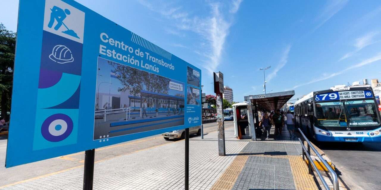 La Comuna anunció el inicio de las obras en el Centro de Transbordo de la Estación Lanús