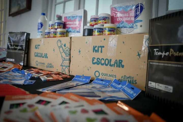 Cómo serán  los kits escolares que el Gobierno Quilmeño entregara en jardines y Escuelas Primarias