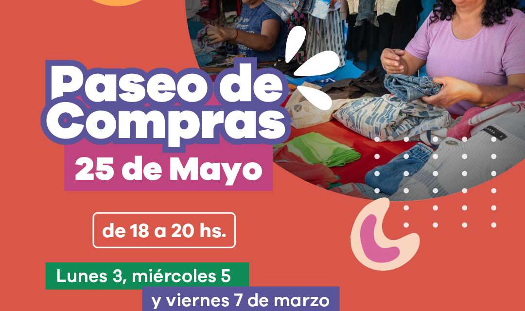 Anunciaron una nueva jornada del Paseo de Compras 25 de Mayo de Lanús