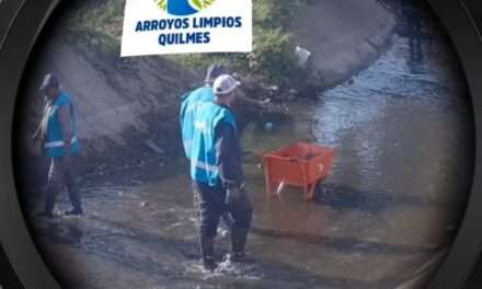 Arroyos Limpios Quilmes trabaja a fondo