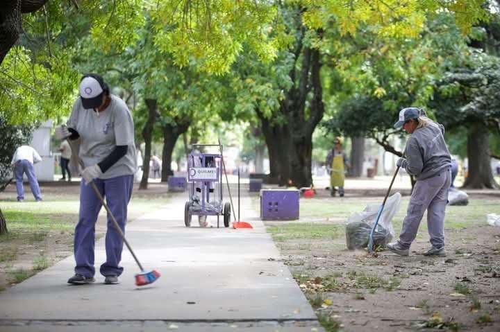 Mayra anunció la renovación completa de la Plaza Belen en Bernal Oeste