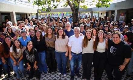 Larroque bajó a Avellaneda y junto a Ferraresi y Sierra tuvieron varias actividades