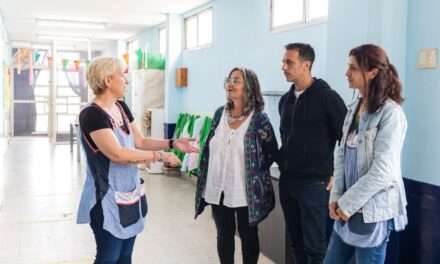 Julián Álvarez: “Esta importante obra beneficia a los 176 niños y a toda la comunidad educativa”