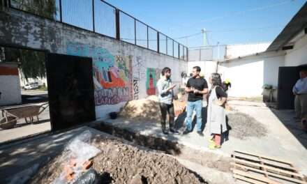 En Lanús, avanzan las obras en la Escuela Secundaria N° 54 de Monte Chingolo