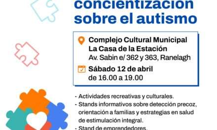 Berazategui lleva adelante este sábado una gran jornada sobre autismo