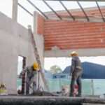 Avanza la obra del Polideportivo Delfo Cabrera de Sarandí con una fuerte inversión
