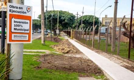 Berazategui: Queda poco para el nuevo Paseo Aeróbico de la Avenida Mitre