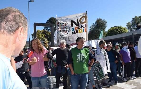 ATE Quilmes realizó una protesta en el INTI