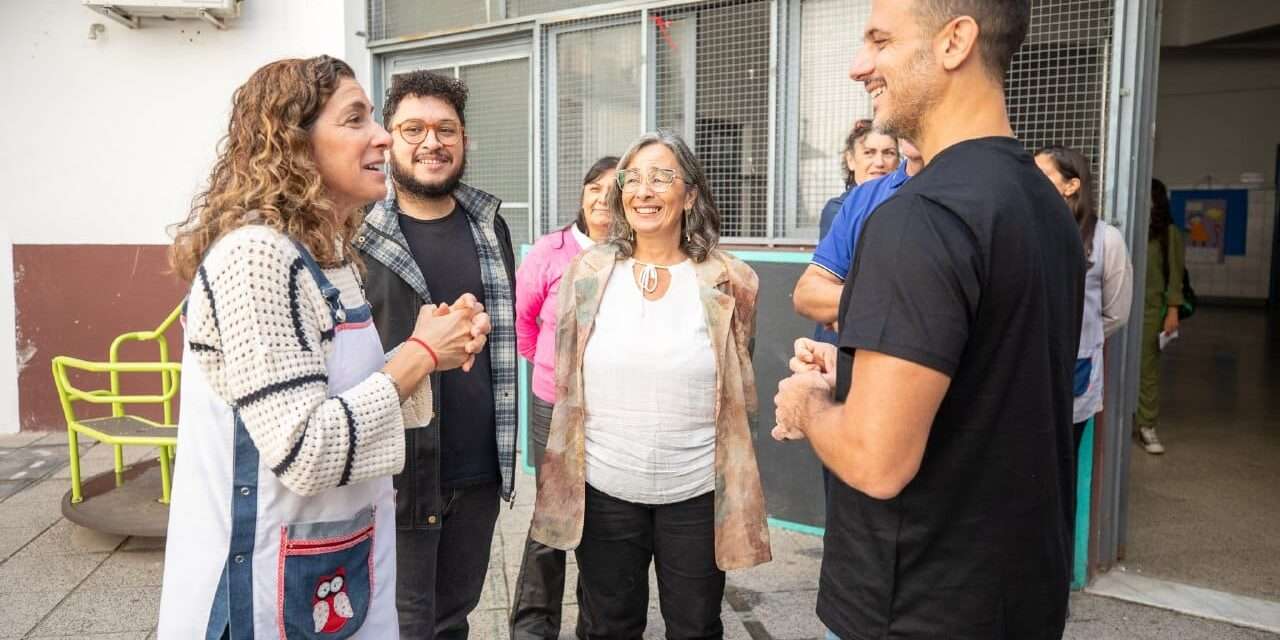 Avanza el plan de obras de infraestructura en la Escuela Primaria N°9 y el Jardín de Infantes N°923 de Lanús
