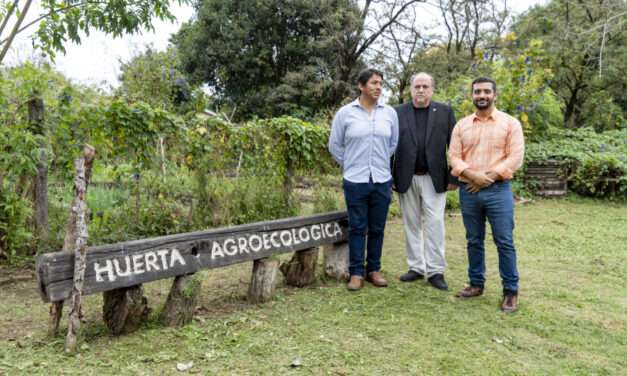 Balladares participó junto al Ministerio de Desarrollo Agrario bonaerense realizó una jornada en la huerta de la UNLa