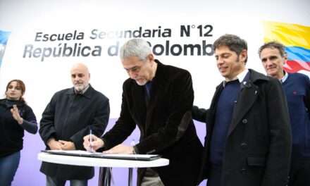 Ferraresi y Kicillof inauguraron obras en Avellaneda