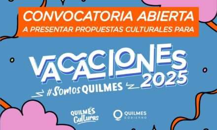 Abren convocatoria en Quilmes para formar parte de las Vacaciones Somos Quilmes 2025