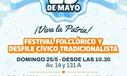 Berazategui celebra el 25 de Mayo con una Gran Fiesta Popular