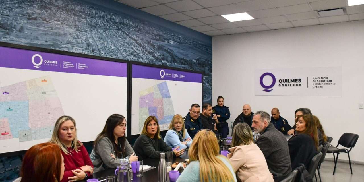 El Municipio de Quilmes refuerza la presencia policial en las zonas escolares