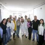 Mayra Mendoza estuvo en el Hospital de Solano; recorrida y entrega de insumos