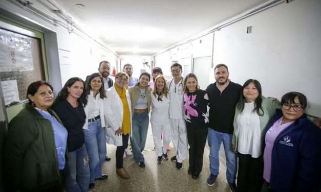 Mayra Mendoza estuvo en el Hospital de Solano; recorrida y entrega de insumos