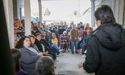 Quilmes: Recorrida oficial por una importante obra municipal de pavimentos en Quilmes Oeste