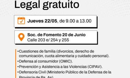 Asesoramiento legal gratuito en barrios de Berzategui