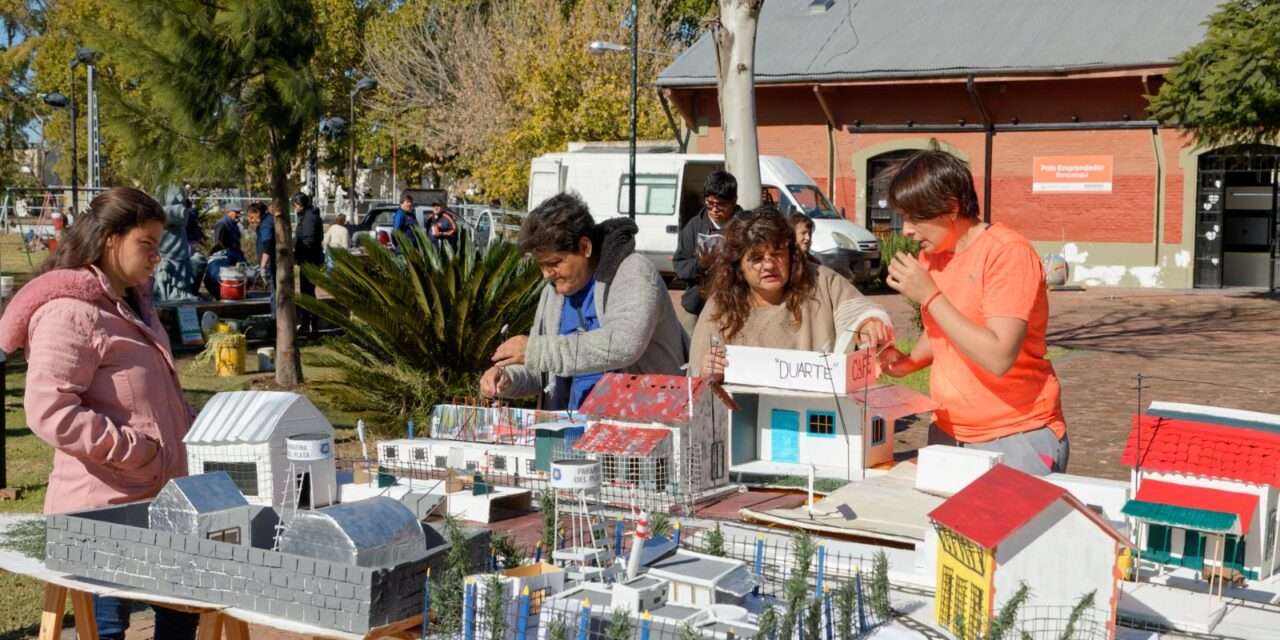 Remodelaron la Plaza de la Estación Gutiérrez