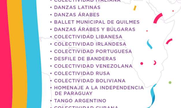 Todo preparado para el arranque de la Fiesta de las Colectividades en Quilmes este fin de semana