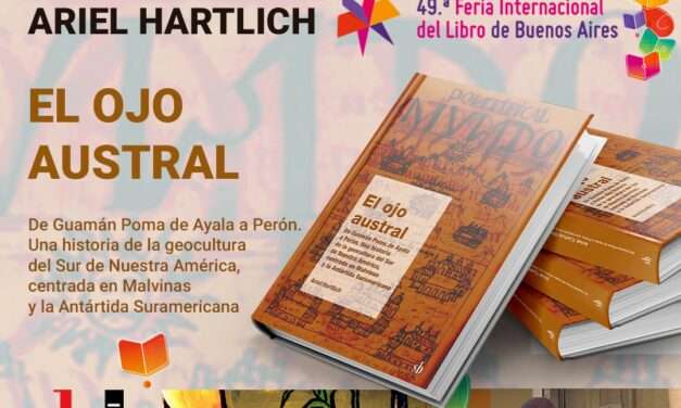 Ariel Hartlich en la firmas de autores de la Feria del Libro