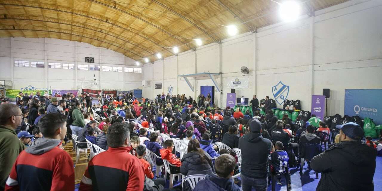El Municipio de Quilmes anunció el nuevo programa de apoyo económico para Clubes de Barrio