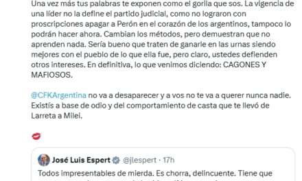 Mayra bancó a CFK y trató a Espert de “cagón” y “mafioso que viaja en aviones narcos"