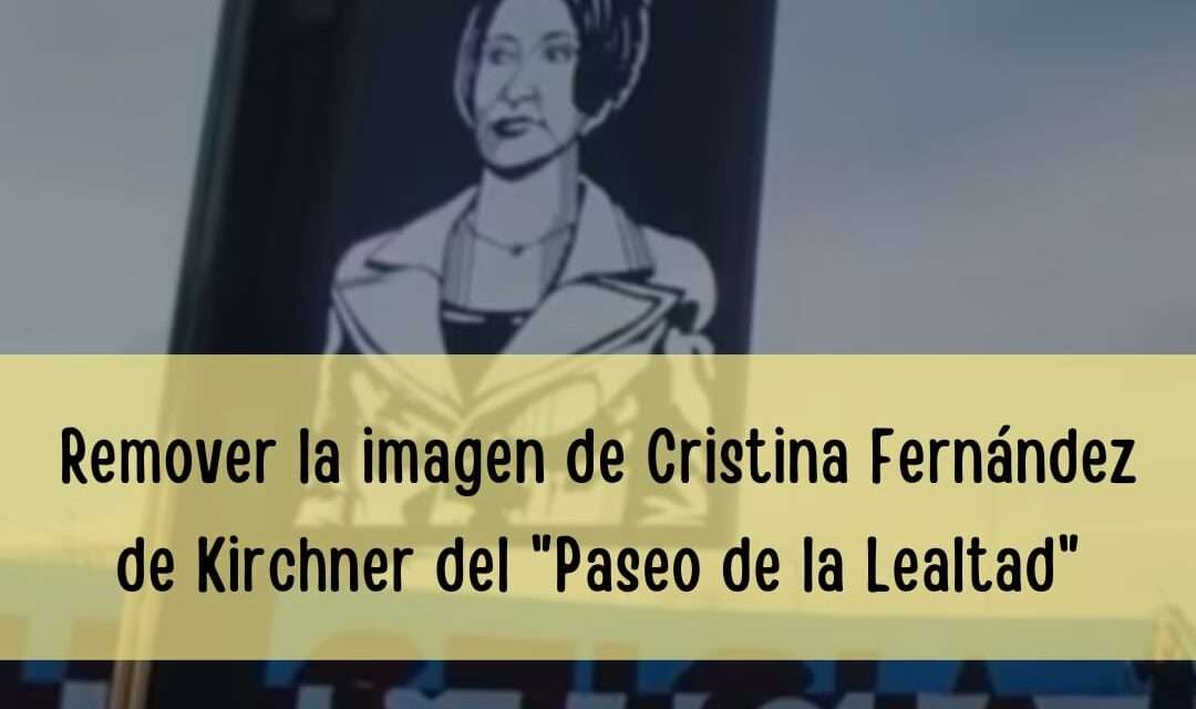 El macrismo quiere sacar un monumento a CFK