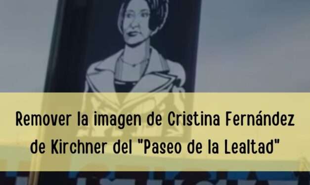 El macrismo quiere sacar un monumento a CFK