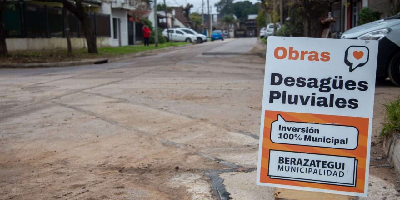 Finalizó la obra desagüe pluvial en el Barrio San Pedro