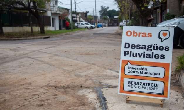 Finalizó la obra desagüe pluvial en el Barrio San Pedro