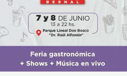El sábado 7 y domingo 8, de 13 a 22, llega la Feria Saboreando al Parque Lineal de Don Bosco