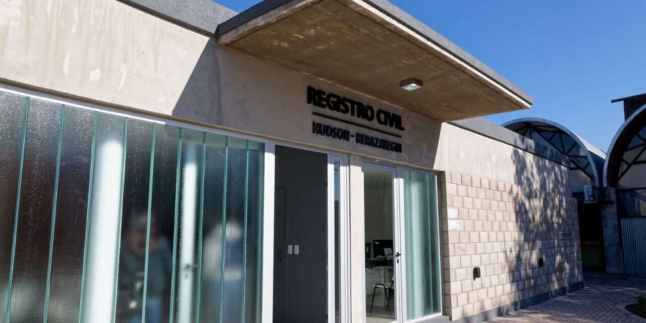 Mussi inauguró el Registro Provincial de las Personas en Hudson