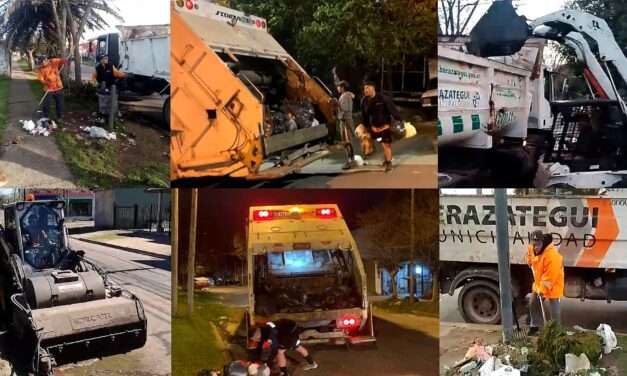 Nuevos operativos de limpieza en Berazategui