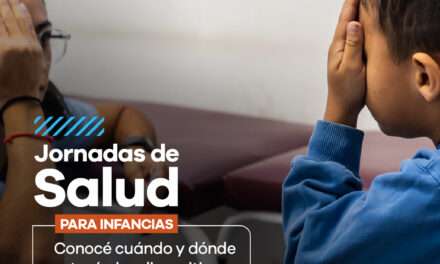 Nuevos turnos para las Jornadas de Salud para infancias y adolescencias