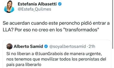 La libertaria Albasetti no cree en los "transformados"