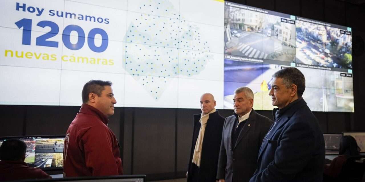 Se sumaron 1.200 cámaras de seguridad en 300 puntos estratégicos de barrios porteños