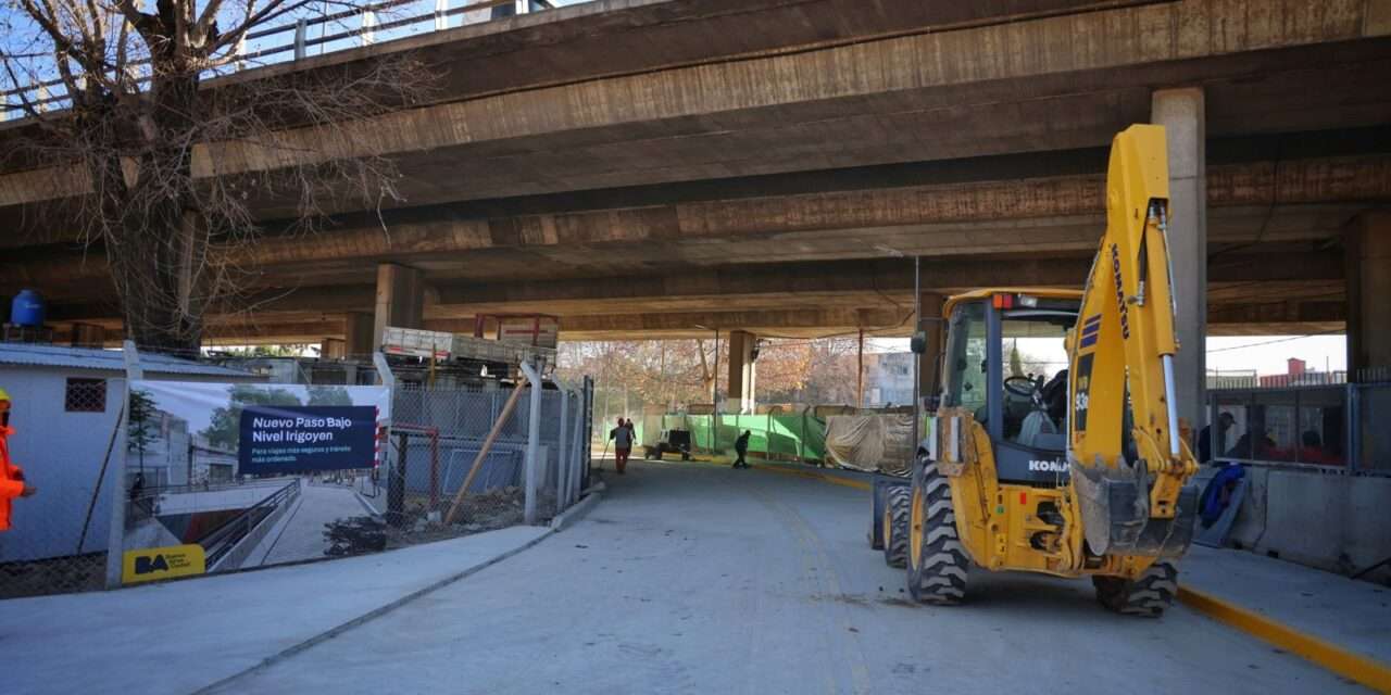 Avanza el nuevo paso bajo nivel del tren Sarmiento que beneficiará a vecinos de Liniers y Villa Luro