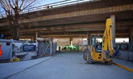 Avanza el nuevo paso bajo nivel del tren Sarmiento que beneficiará a vecinos de Liniers y Villa Luro