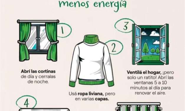 EDESUR te comparte tips para calefaccionarte en forma eficiente sin gastar de más