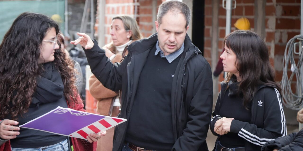 Ceci Soler supervisó la obra del Centro Cultural y Biblioteca IAPI en Bernal Oeste