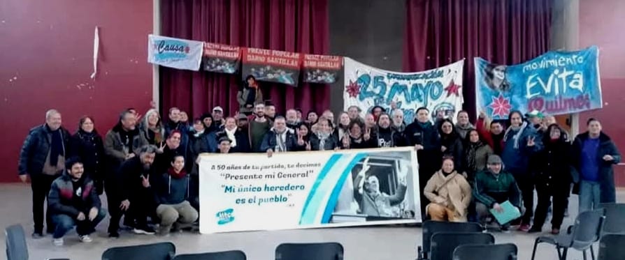 La Mesa Popular Quilmes marcó su posición: "Nuestro enemigo es Milei"
