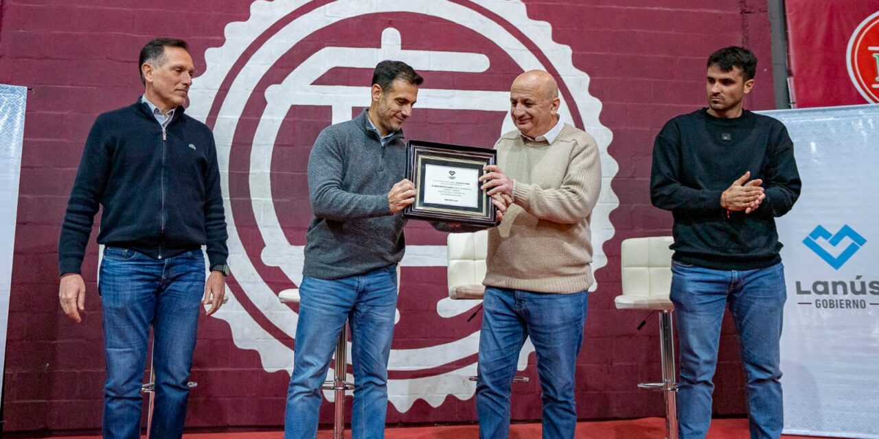 Lanús Gobierno inauguró el Mundialito "Lanús tu Amigo"